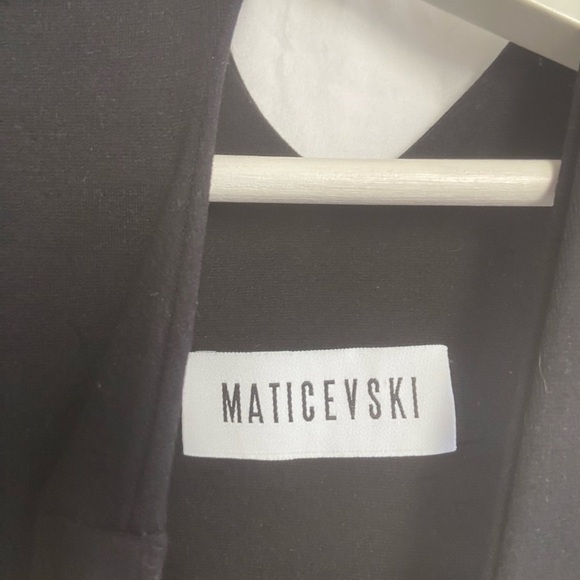 Maticevski Undercover Black Mini Dress Size 12 - Picture 8 of 13